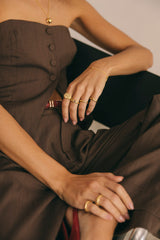 Lava Ring Gold Plated