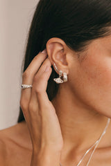 Saturn Earring Silver