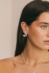 Saturn Earring Silver