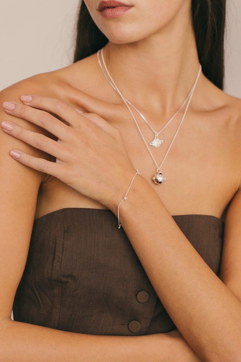 Triple Star Bracelet Silver