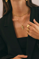 Interstellar Love Necklace Gold Plated