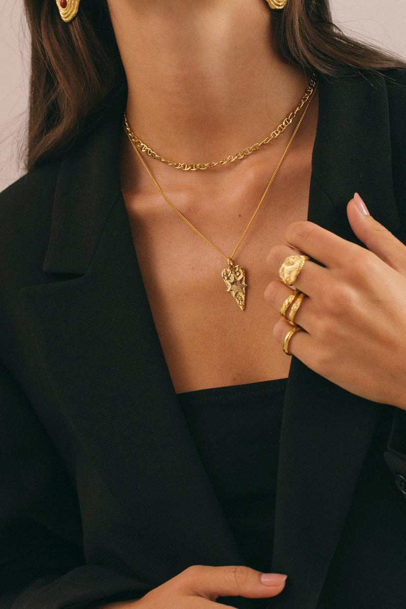 Interstellar Love Necklace Gold Plated