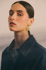 Night Sky Earring Gold Plated