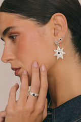 Night Sky Earring Silver