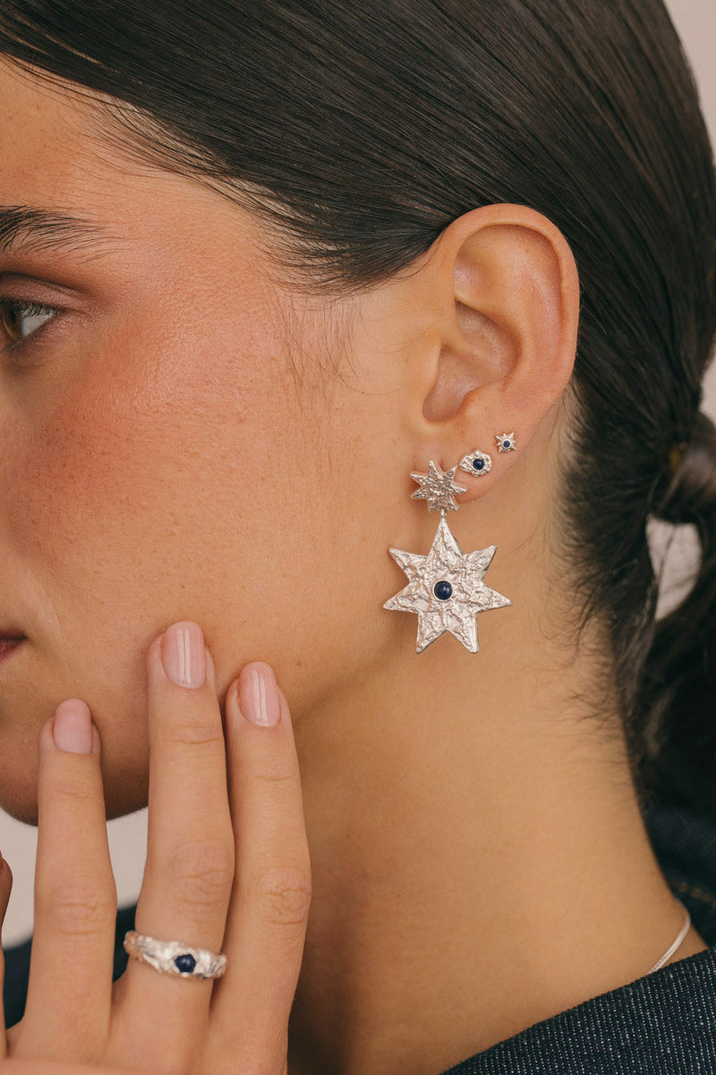 Night Sky Earring Silver