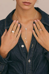 Night Sky Necklace Silver