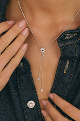 Night Sky Necklace Silver