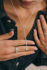 Night Sky Necklace Silver