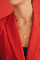 Etheral Haze Necklace Gold Plated