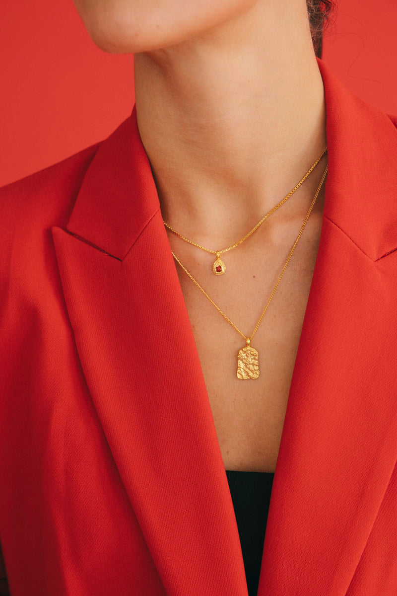 Etheral Haze Necklace Gold Plated