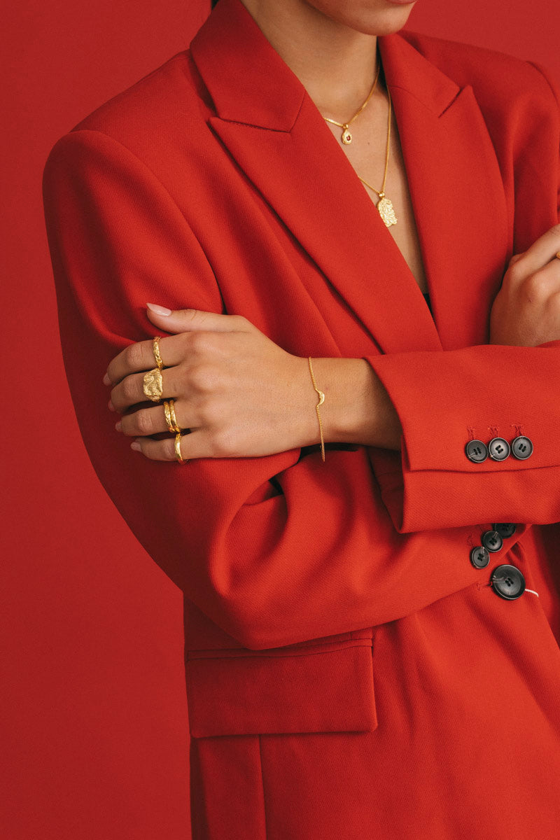 Lava Ring Gold Plated