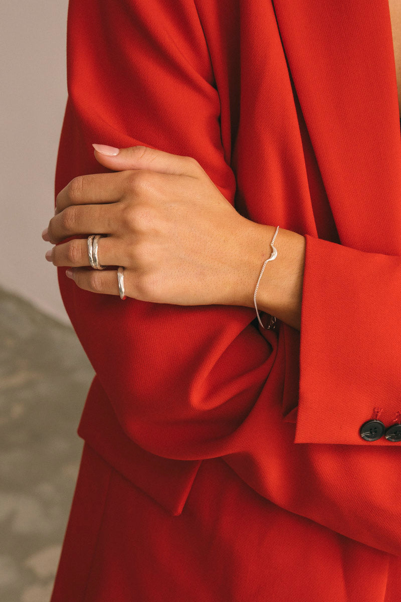 Lunar Glow Bracelet Silver