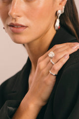 Hammered Pinky Band Silver