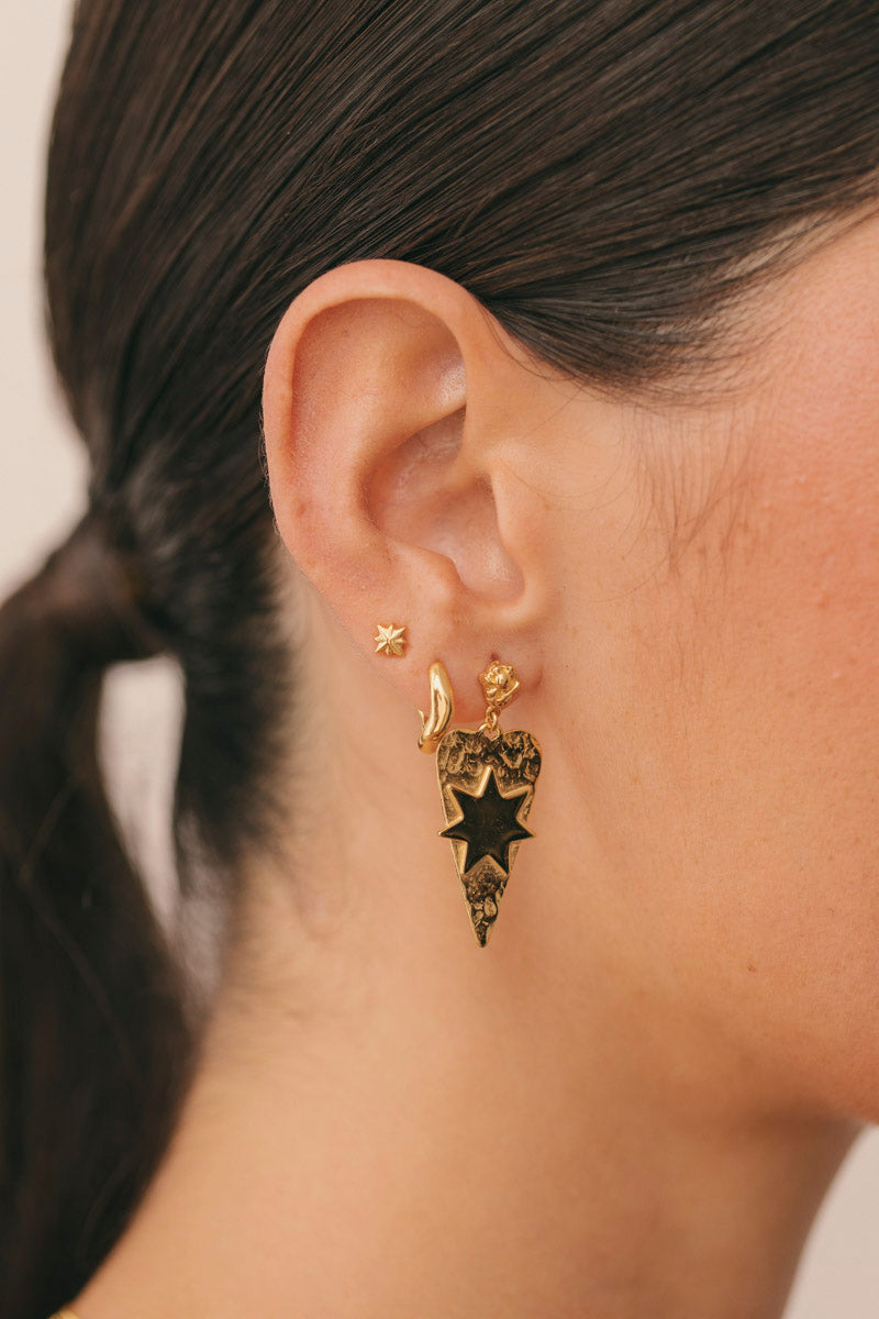 Interstellar Love Earring Gold Plated