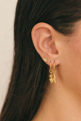 Rocket Earring Gold Plated