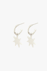 Starlit Whispers Earrings Silver