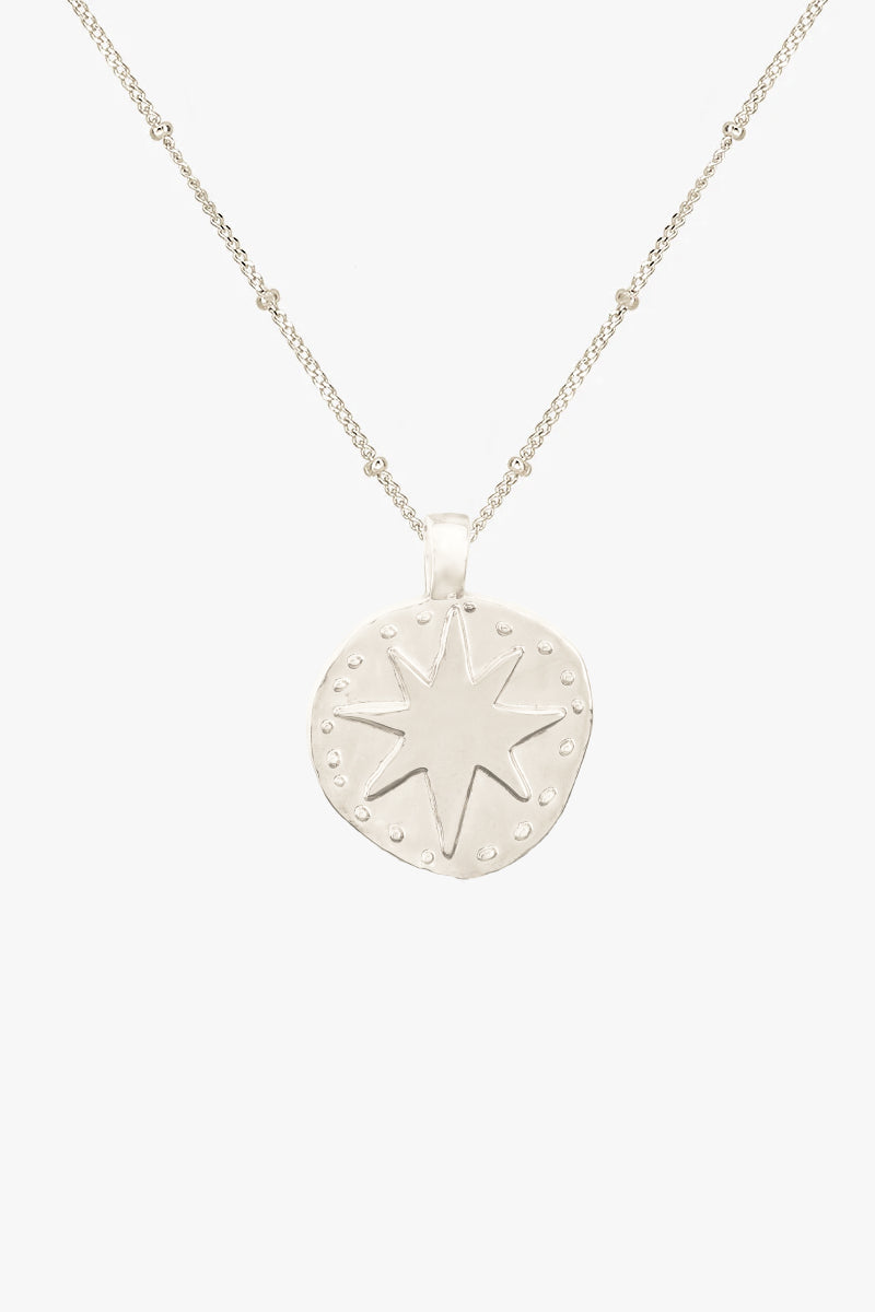 Starlit Whispers Necklace Silver
