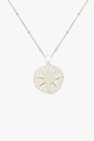 Starlit Whispers Necklace Silver