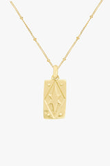 Stellar Glow Necklace Gold Plated