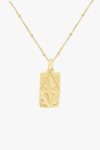 Stellar Glow Necklace Gold Plated