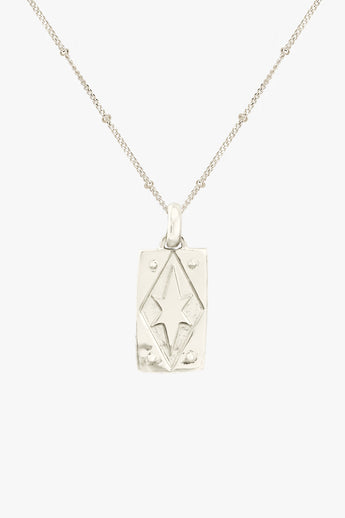 Stellar Glow Necklace Silver