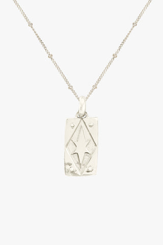 Stellar Glow Necklace Silver