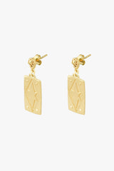 Stellar Glow Earrings Gold Plated
