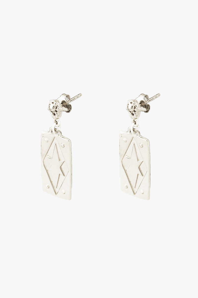 Stellar Glow Earrings Silver