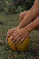 Flower Bracelet Gold Plated