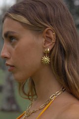 Wide Classic Huggie Gold Plated