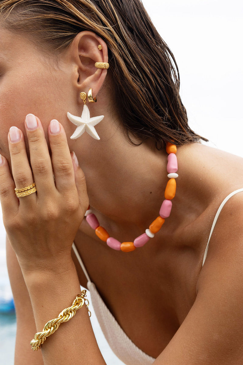 Sea Star Stud Gold Plated