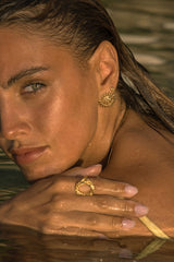 Solstice Earring Gold Plated