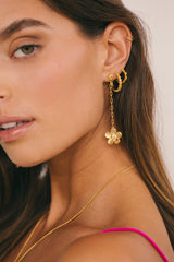 Flourish Hoop Gold Plated