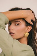 Flower Bracelet Gold Plated