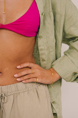 Flower Bracelet Gold Plated