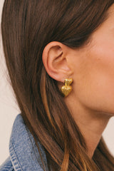 Entwined Love Earring Gold Plated