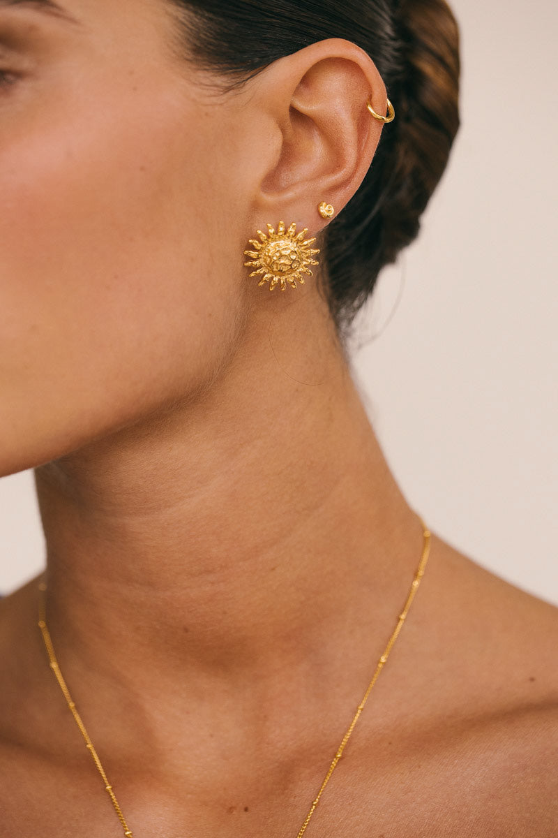 Solstice Earring Gold Plated