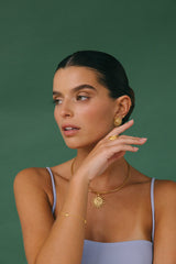 Solstice Earring Gold Plated