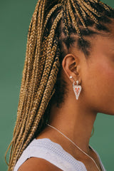 Lobster Love Earring Silver