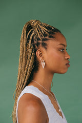 Lobster Love Earring Silver