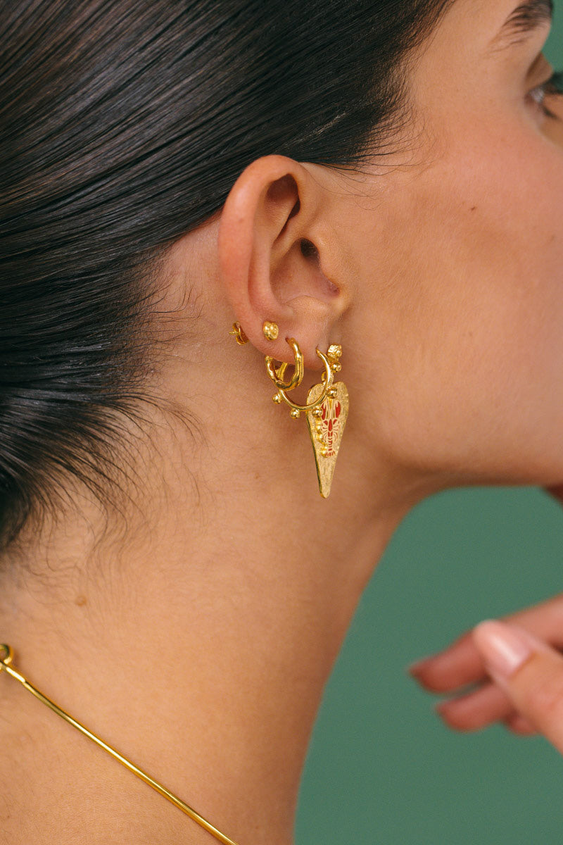 Franky Hoop Gold Plated