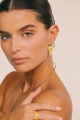 Franky Hoop Gold Plated