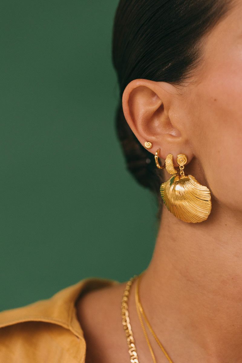 Ocean Treasure Earring Gold Plated