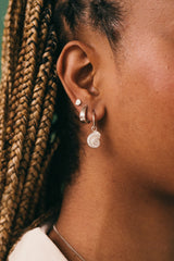 Wide Classic Huggie Silver