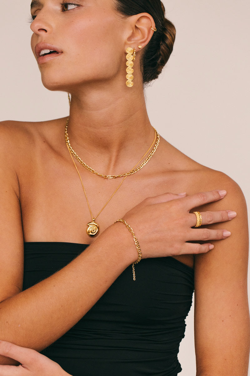 Mariner Chain Bracelet Gold Plated