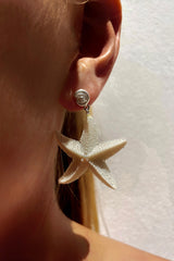 Sea Star Stud Silver