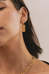 Sacred Sword Stud Gold Plated