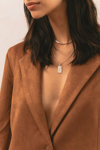 Stellar Glow Necklace Silver