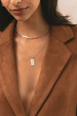 Stellar Glow Necklace Silver