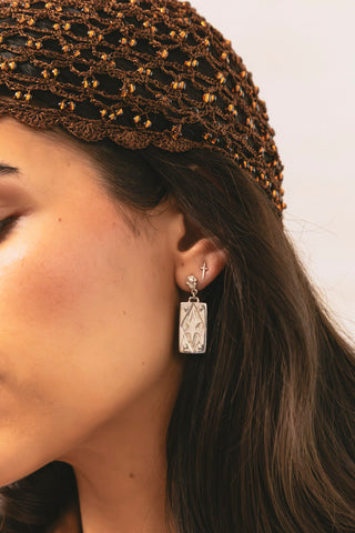 Stellar Glow Earrings Silver